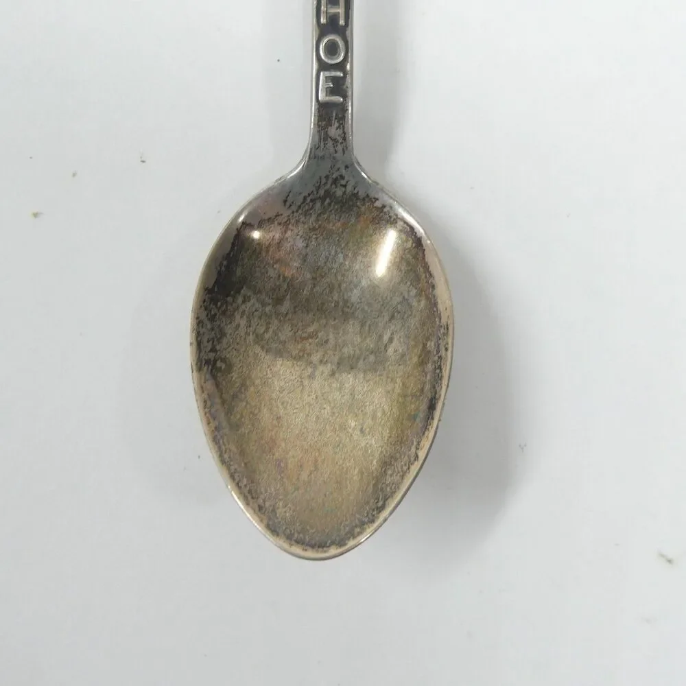 Emerald Bay Lake Tahoe Sterling Silver Souvenir Spoon Vintage 4
